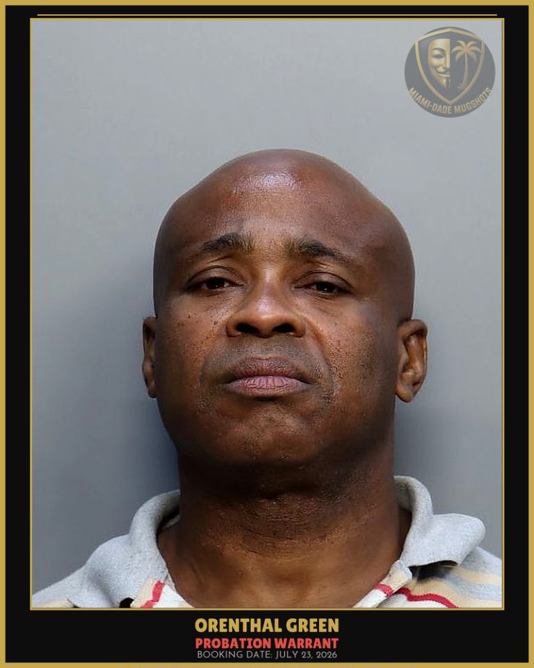 Green Orenthal James Arrested – PROBATION WARRANT – Miami-Dade County (July 23, 2026)