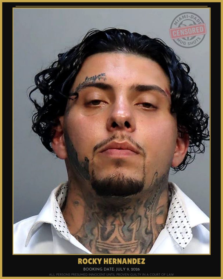 Hernandez Rocky Stuart Arrested – Miami-Dade County (July 9, 2026)