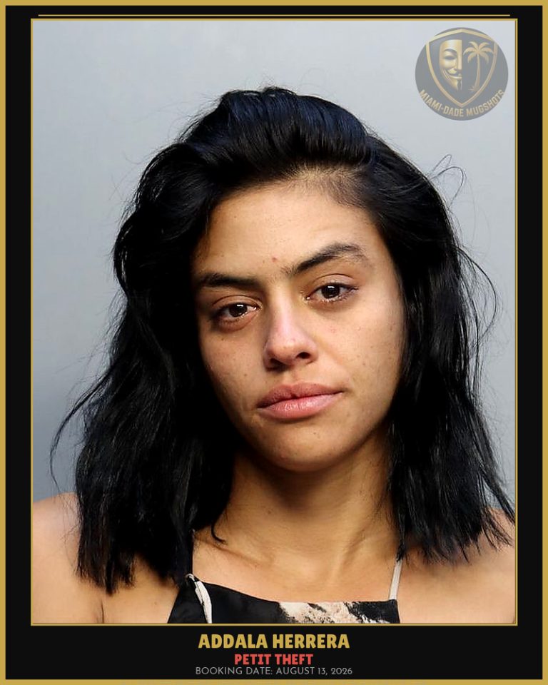 Herrera Addala Arrested – PETIT THEFT – Miami-Dade County (August 13, 2026)