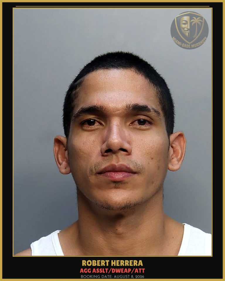 Herrera Robert  J Arrested – AGG ASSLT/DWEAP/ATT – Miami-Dade County (August 8, 2026)