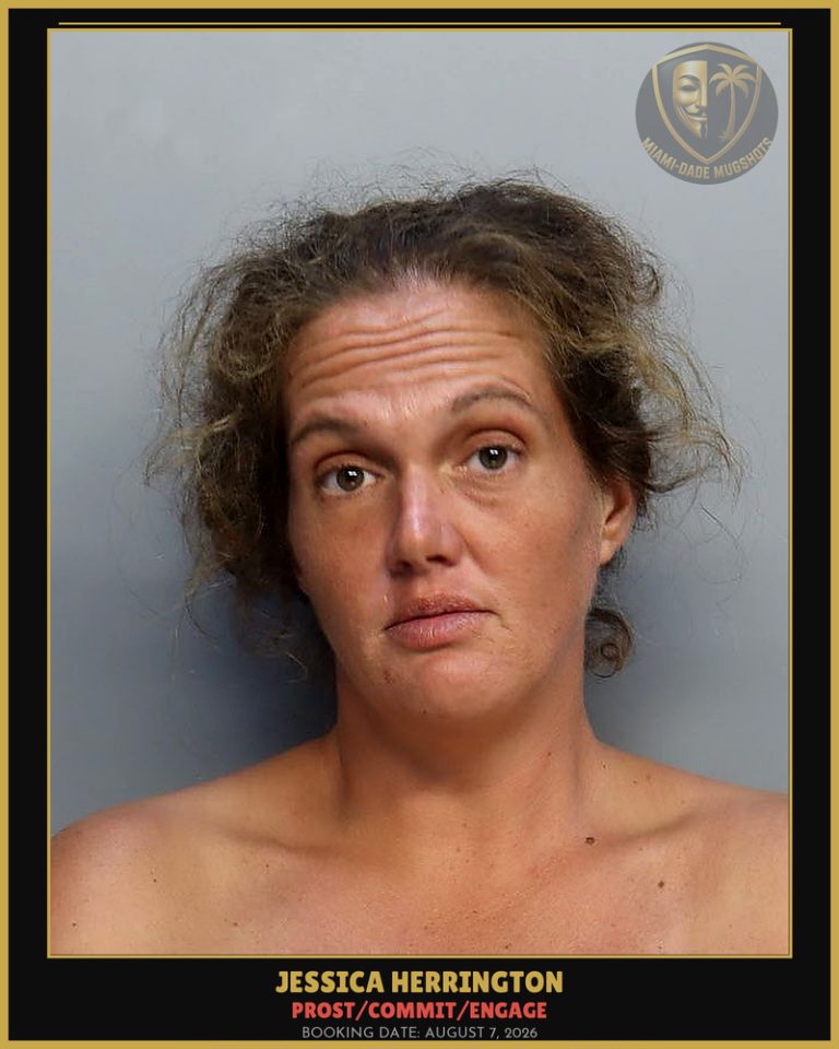 Herrington Jessica Marie Arrested – PROST/COMMIT/ENGAGE – Miami-Dade County (August 7, 2026)