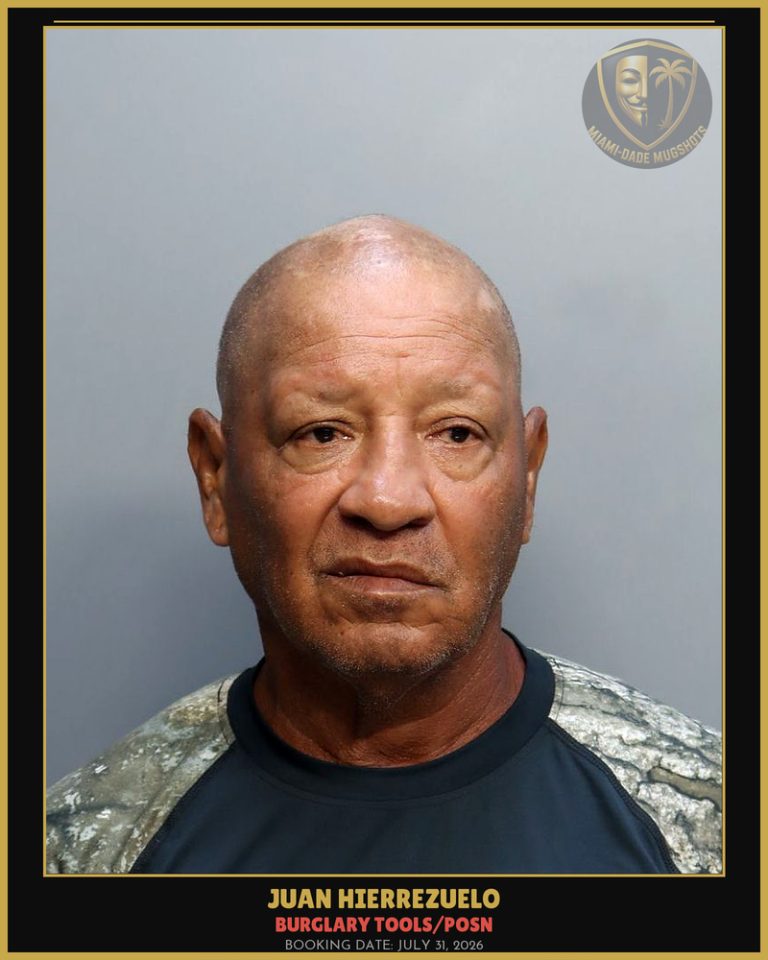Hierrezuelo Juan  Carlos Arrested – BURGLARY TOOLS/POSN – Miami-Dade County (July 31, 2026)