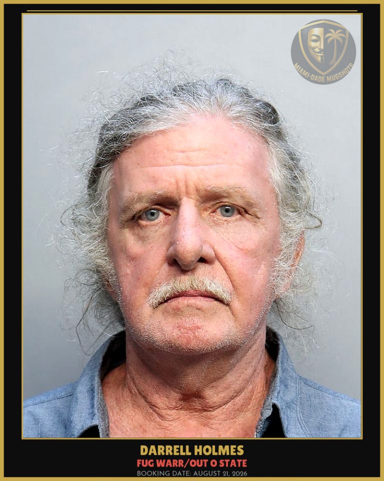Holmes Darrell  T Arrested – FUG WARR/OUT O STATE – Miami-Dade County (August 21, 2026)