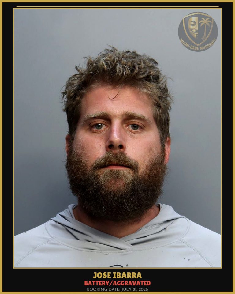 Ibarra Jose  Benigno Arrested – BATTERY/AGGRAVATED – Miami-Dade County (July 21, 2026)