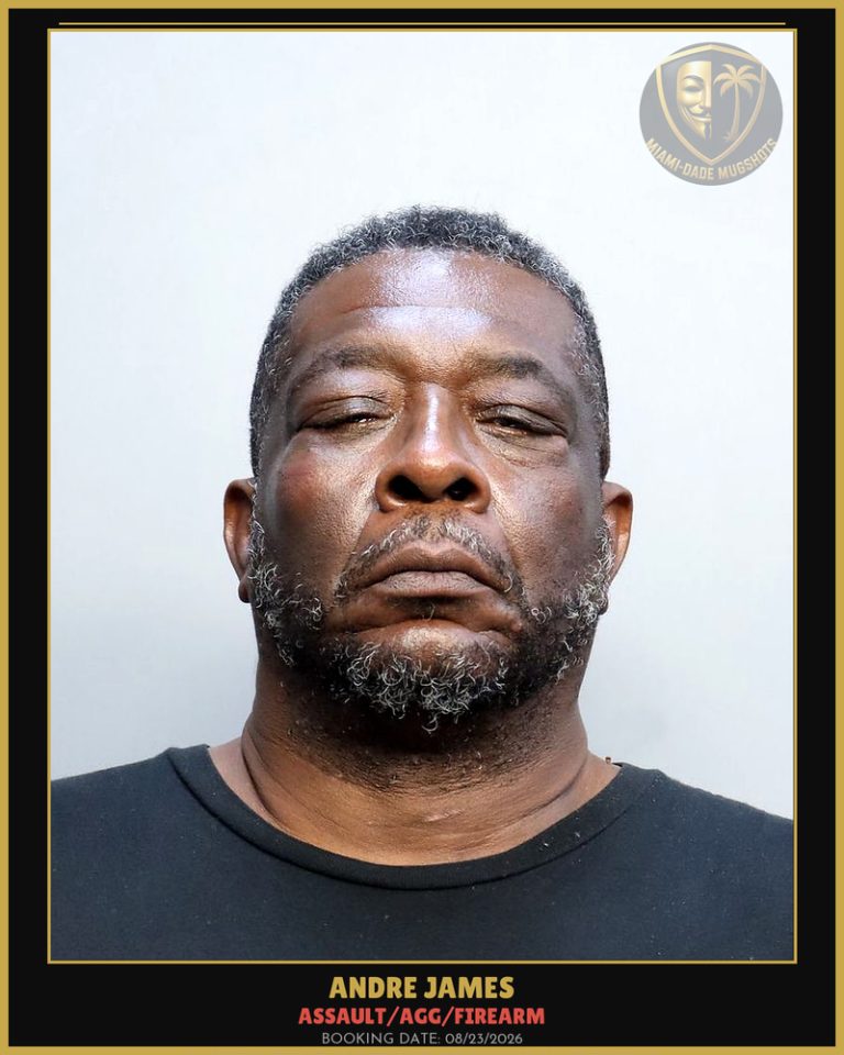 James Andre Arrested – ASSAULT/AGG/FIREARM – Miami-Dade County (Unknown)
