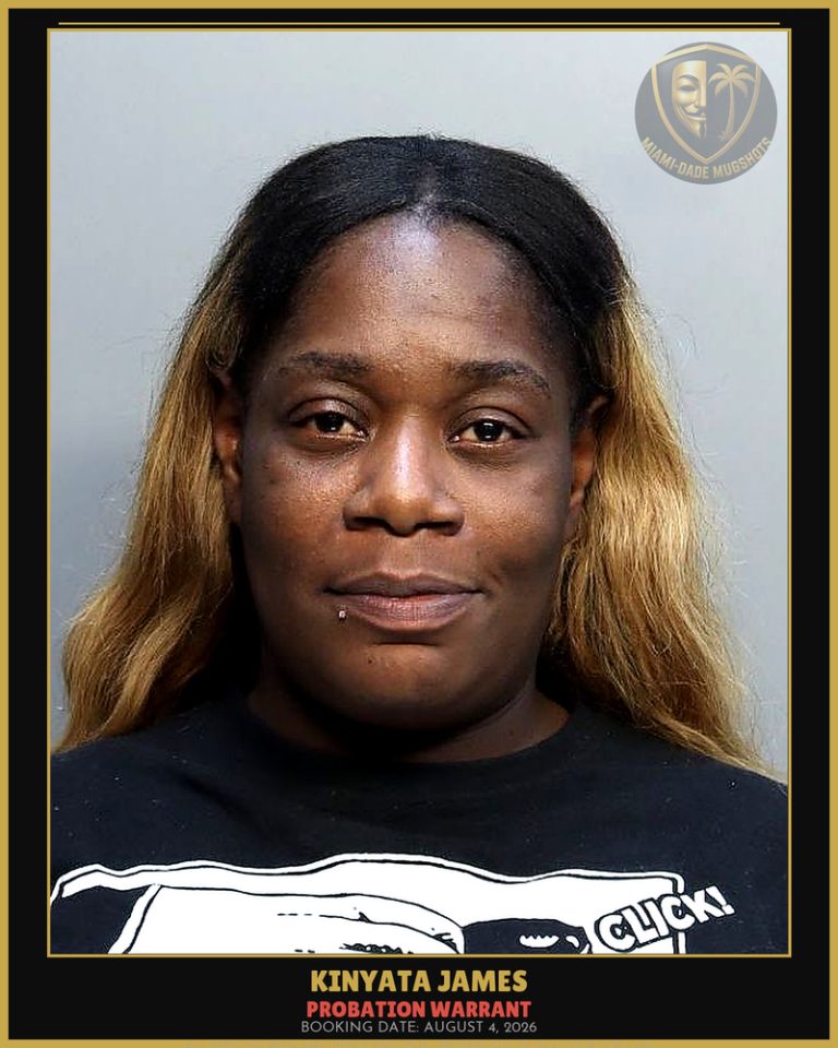 James Kinyata  Nawal Arrested – PROBATION WARRANT – Miami-Dade County (August 4, 2026)