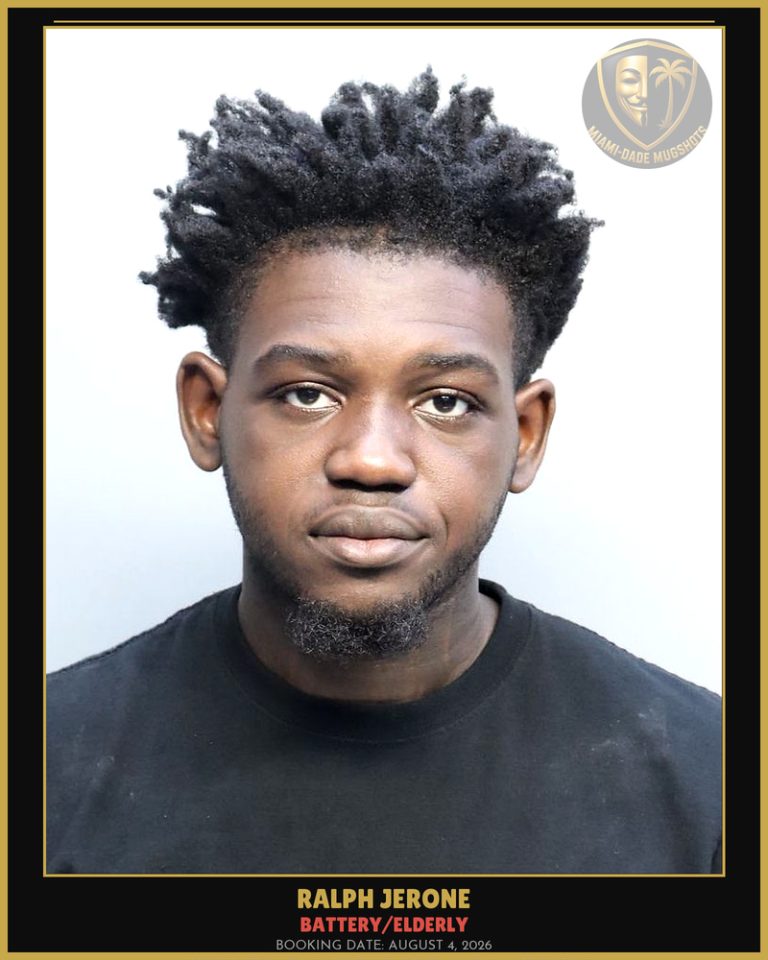 Jerone Ralph  Junior Arrested – BATTERY/ELDERLY – Miami-Dade County (August 4, 2026)
