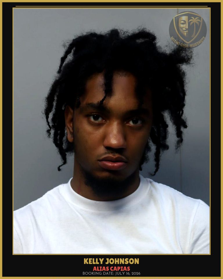 Johnson Kelly Arrested – ALIAS CAPIAS – Miami-Dade County (July 16, 2026)