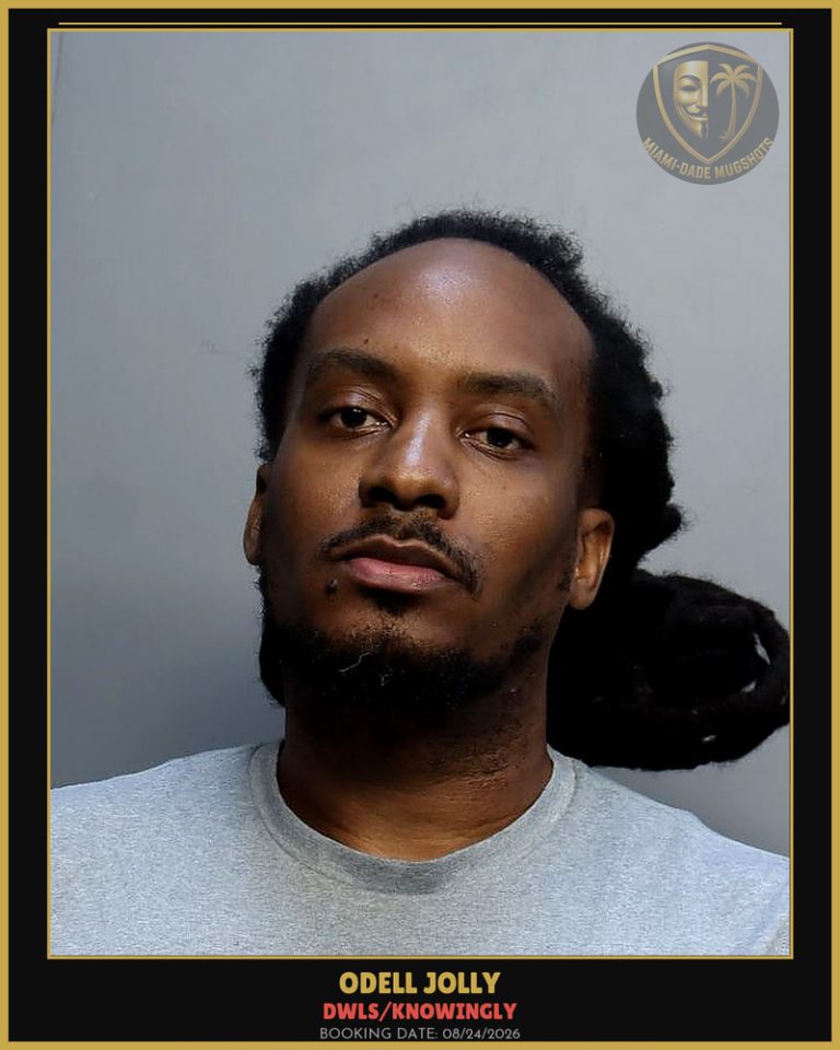 Jolly Odell Arrested – DWLS/KNOWINGLY – Miami-Dade County (Unknown)