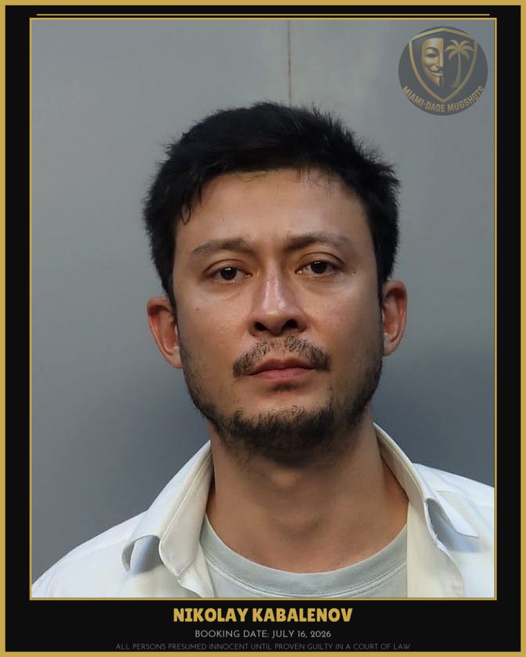 Kabalenov Nikolay  Vasilyevich Arrested – Miami-Dade County (July 16, 2026)