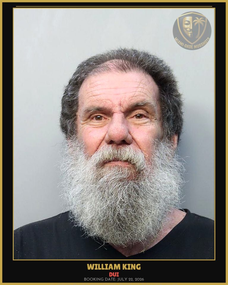 King William Jackson Arrested – DUI – Miami-Dade County (July 22, 2026)
