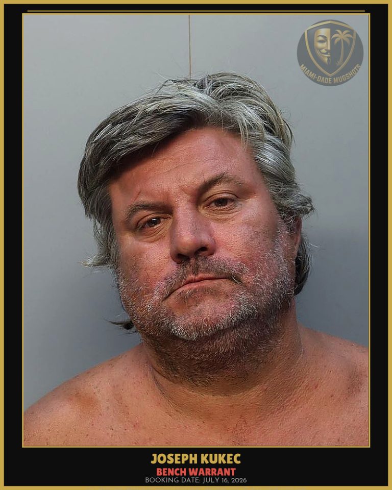 Kukec Joseph Arrested – BENCH WARRANT – Miami-Dade County (July 16, 2026)
