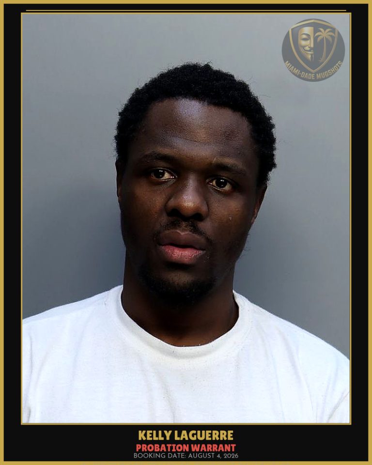 Laguerre Kelly  Widdens Arrested – PROBATION WARRANT – Miami-Dade County (August 4, 2026)