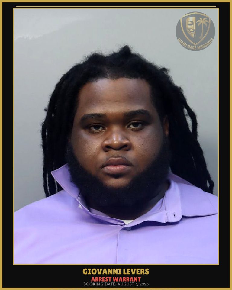 Levers Giovanni  Malik Arrested – ARREST WARRANT – Miami-Dade County (August 3, 2026)