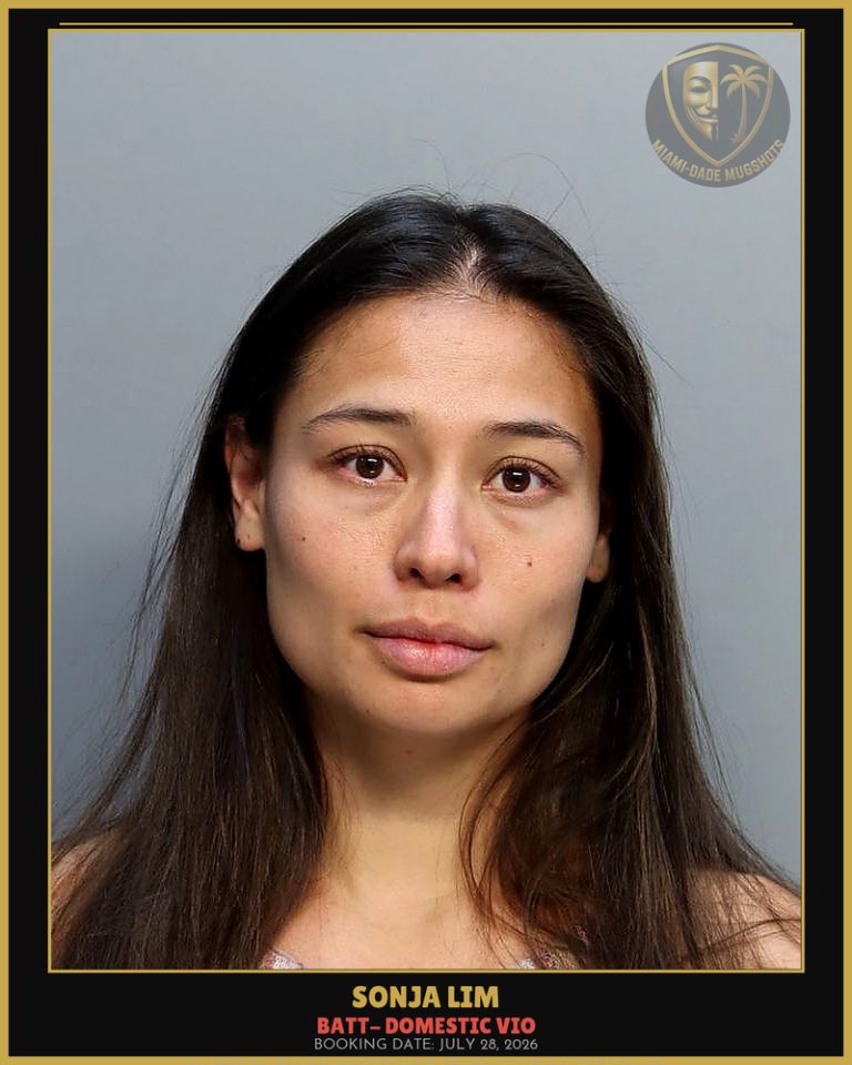 Lim Sonja I Arrested – BATT- DOMESTIC VIO – Miami-Dade County (July 28, 2026)