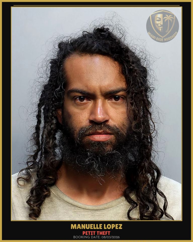 Lopez Manuelle  Lemian Arrested – PETIT THEFT – Miami-Dade County (August 3, 2026)