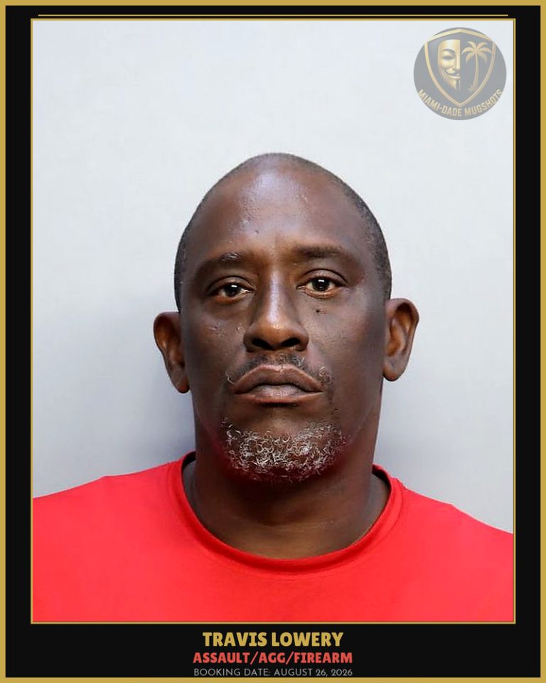 Lowery Travis  Gimel Arrested – ASSAULT/AGG/FIREARM – Miami-Dade County (August 26, 2026)