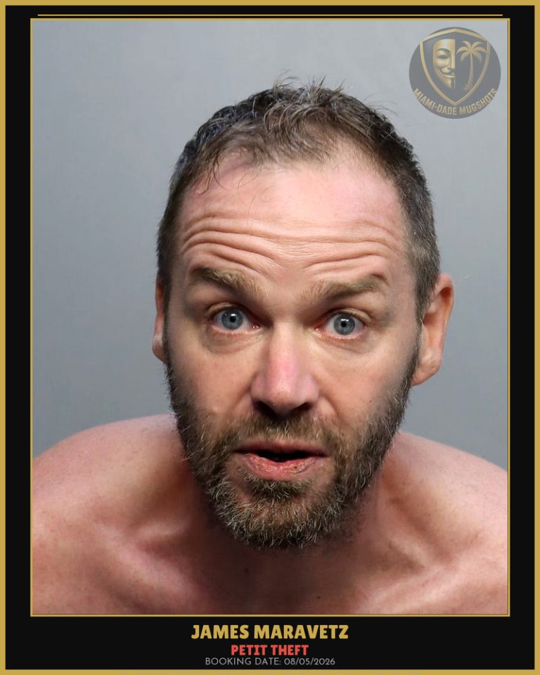 Maravetz James  Nathaniel Arrested – PETIT THEFT – Miami-Dade County (August 5, 2026)