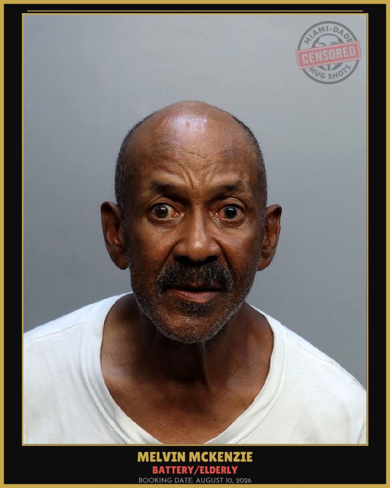 Mckenzie Melvin Scott Arrested – BATTERY/ELDERLY – Miami-Dade County (August 10, 2026)