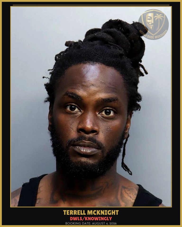 Mcknight Terrell  K Arrested – DWLS/KNOWINGLY – Miami-Dade County (August 4, 2026)