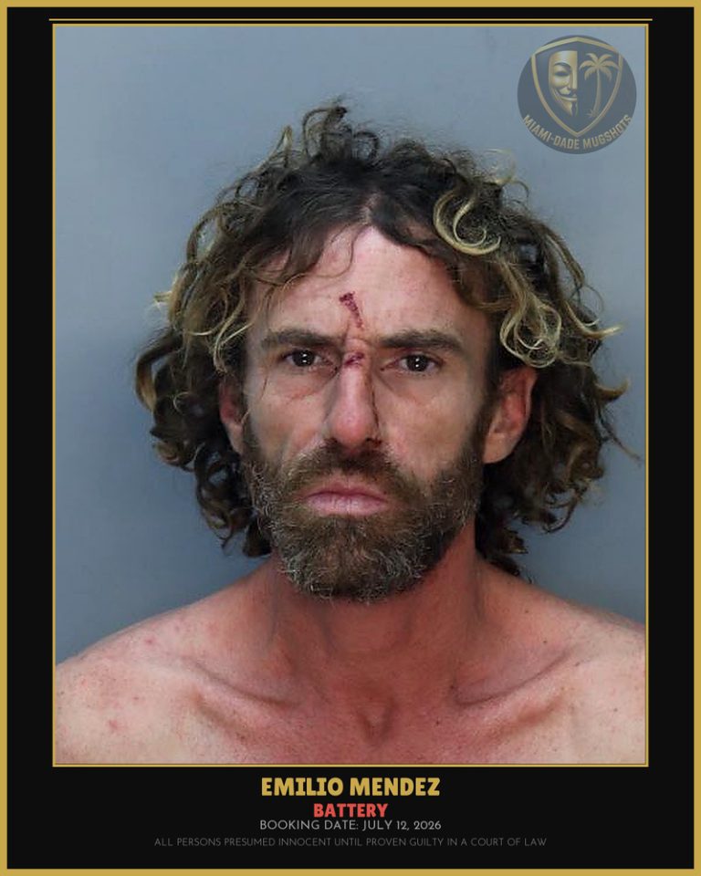 Mendez Emilio Arrested – BATTERY – Miami-Dade County (July 12, 2026)