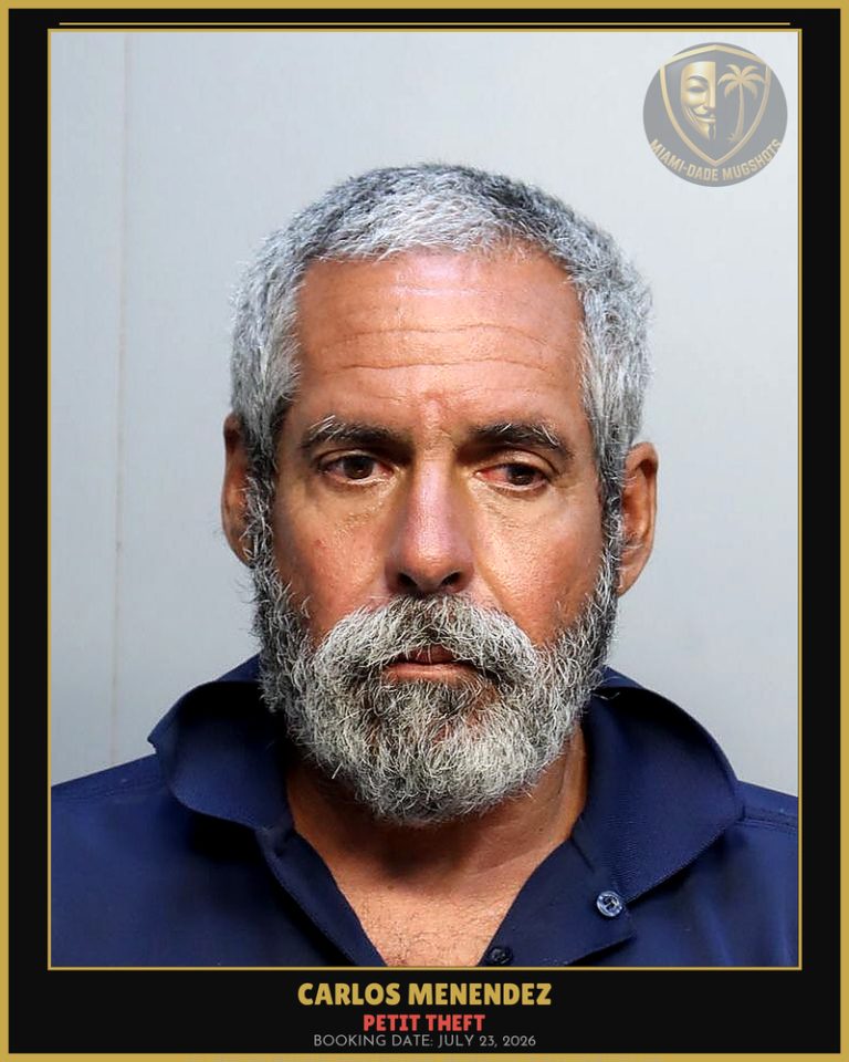 Menendez Carlos  Alberto Arrested – PETIT THEFT – Miami-Dade County (July 23, 2026)