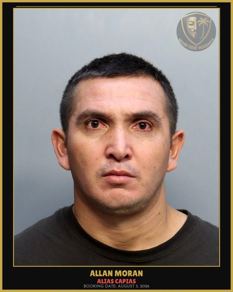 Moran Allan  Fabricio Arrested – ALIAS CAPIAS – Miami-Dade County (August 5, 2026)
