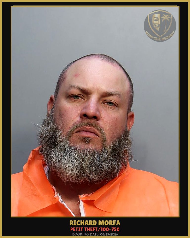 Morfa Richard Arrested – PETIT THEFT/100-750 – Miami-Dade County (Unknown)