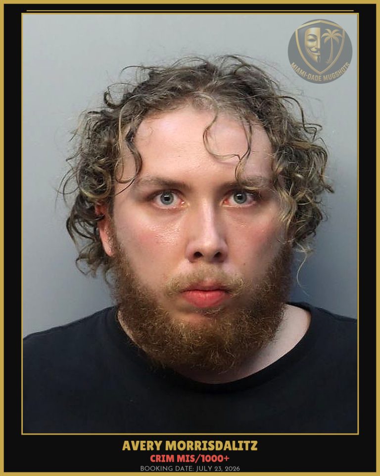 Morrisdalitz Avery  E Arrested – CRIM MIS/1000+ – Miami-Dade County (July 23, 2026)