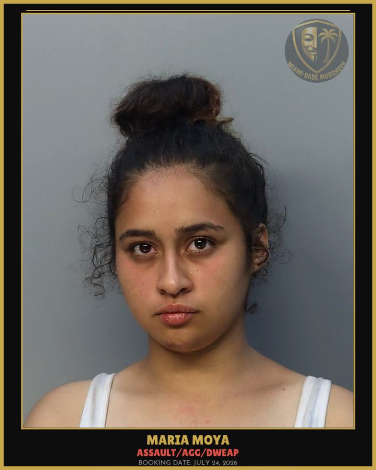 Moya Maria Defatima Arrested – ASSAULT/AGG/DWEAP – Miami-Dade County (July 24, 2026)