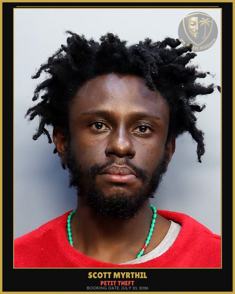 Myrthil Scott Arrested – PETIT THEFT – Miami-Dade County (July 23, 2026)