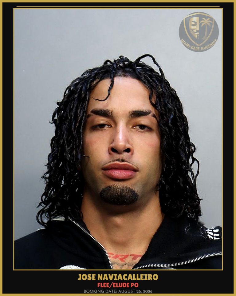 Naviacalleiro Jose  Yamil Arrested – FLEE/ELUDE PO – Miami-Dade County (August 26, 2026)