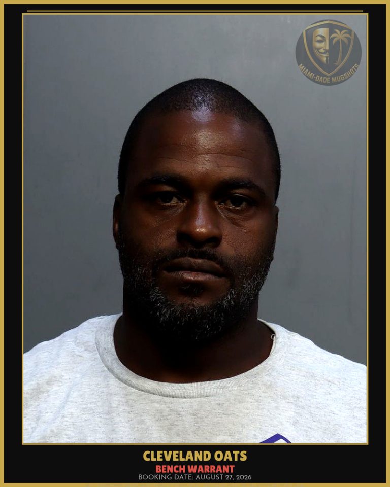 Oats Cleveland  Leonard Arrested – BENCH WARRANT – Miami-Dade County (August 27, 2026)