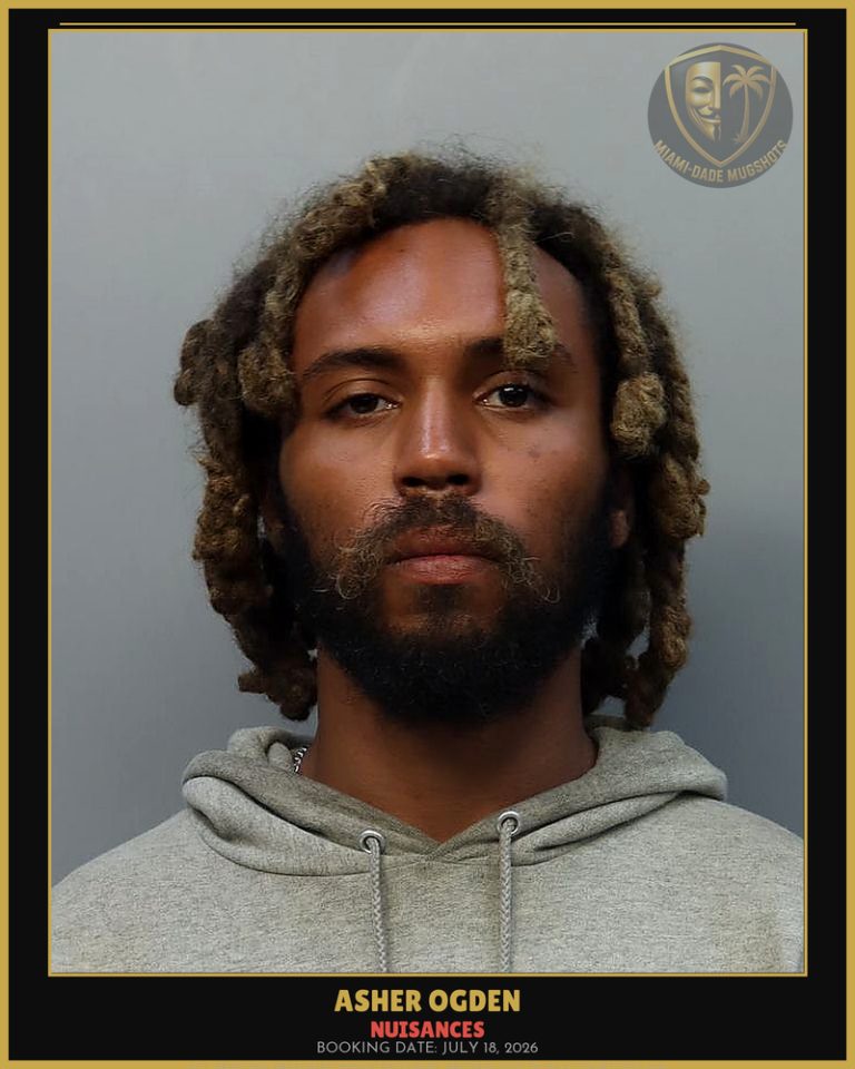 Ogden Asher Parker Arrested – NUISANCES – Miami-Dade County (July 18, 2026)