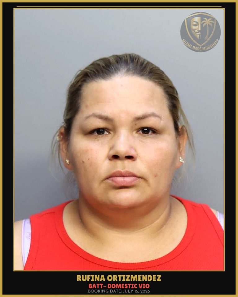 Ortizmendez Rufina Arrested – BATT- DOMESTIC VIO – Miami-Dade County (July 15, 2026)