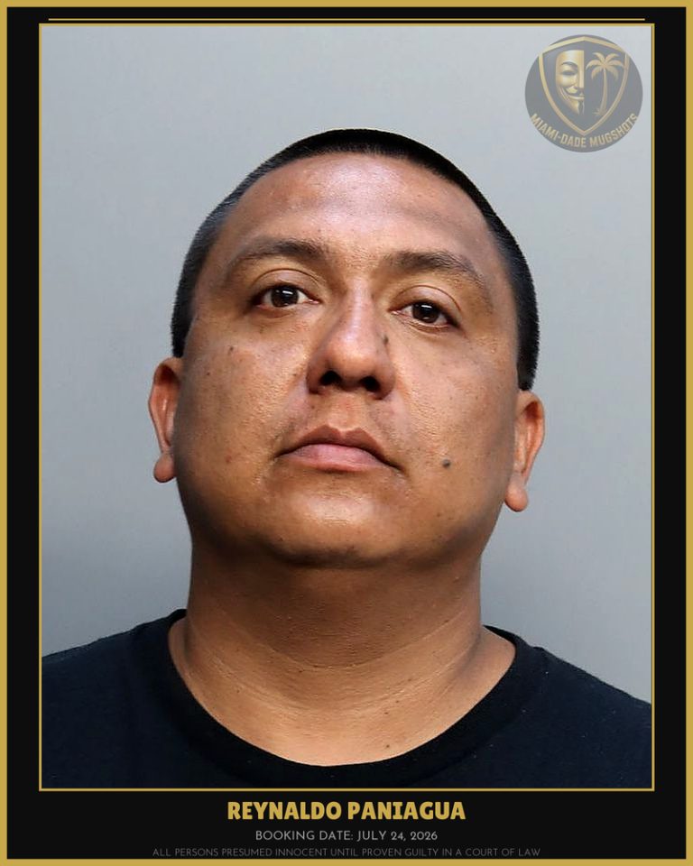 Paniagua Reynaldo David Arrested – Miami-Dade County (July 24, 2026)
