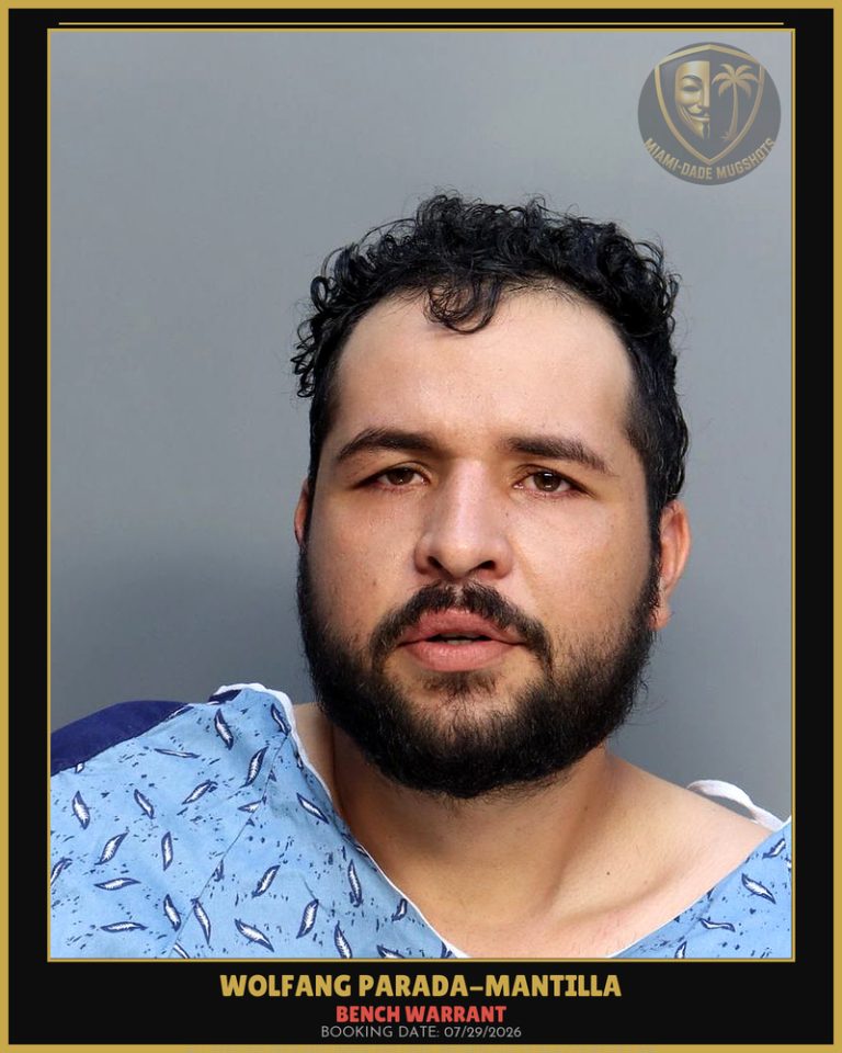 Parada-Mantilla Wolfang  Ricardo Arrested – BENCH WARRANT – Miami-Dade County (July 29, 2026)