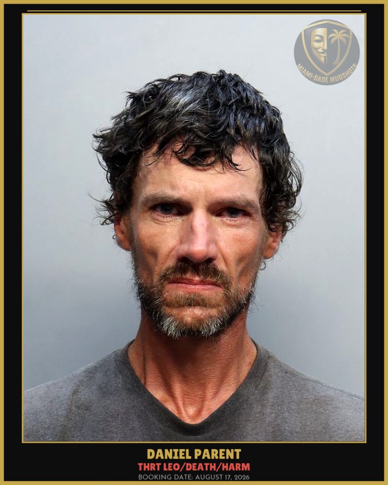 Parent Daniel Patrick Arrested – THRT LEO/DEATH/HARM – Miami-Dade County (August 17, 2026)