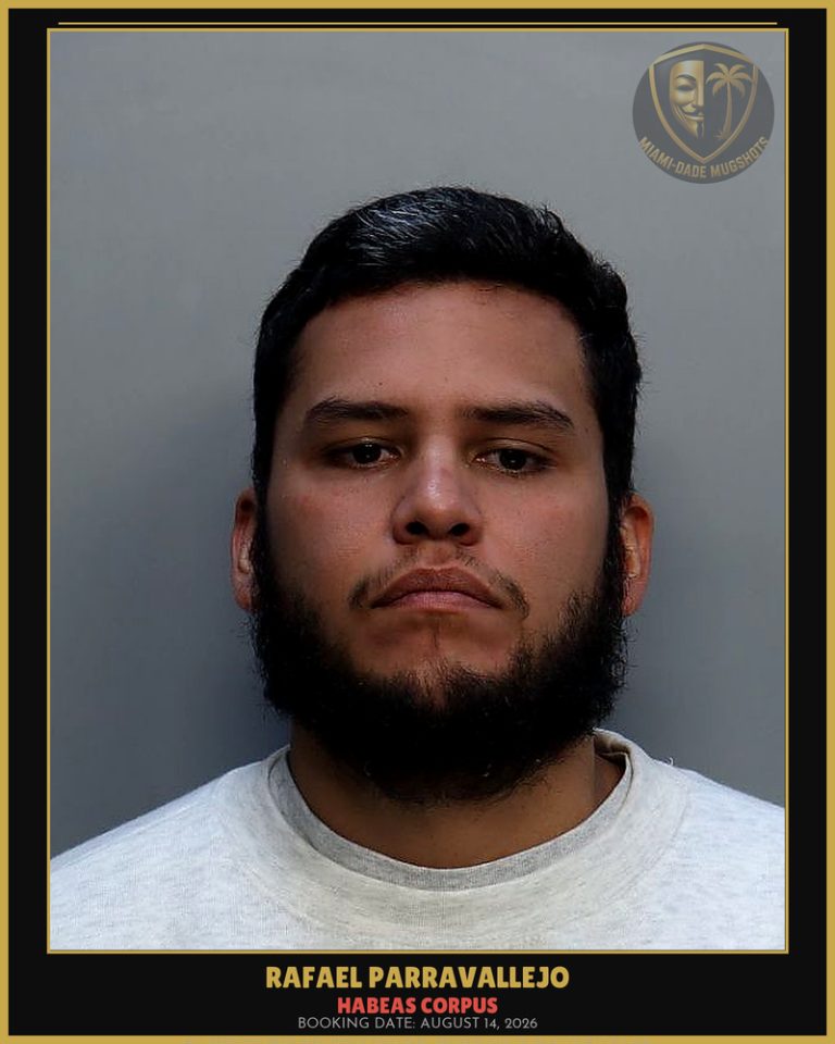 Parravallejo Rafael  Eduardo Arrested – HABEAS CORPUS – Miami-Dade County (August 14, 2026)