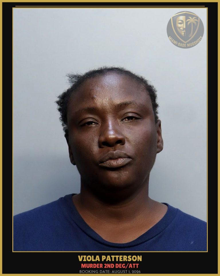 Patterson Viola  Sharonda Arrested – MURDER 2ND DEG/ATT – Miami-Dade County (August 1, 2026)