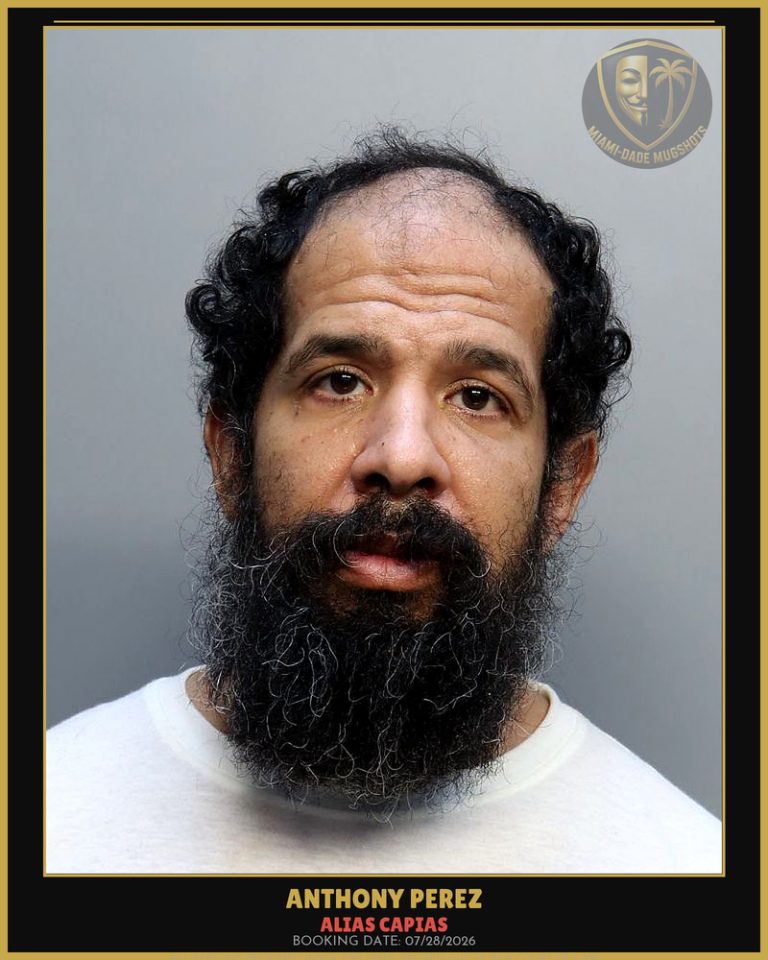 Perez Anthony Arrested – ALIAS CAPIAS – Miami-Dade County (July 28, 2026)