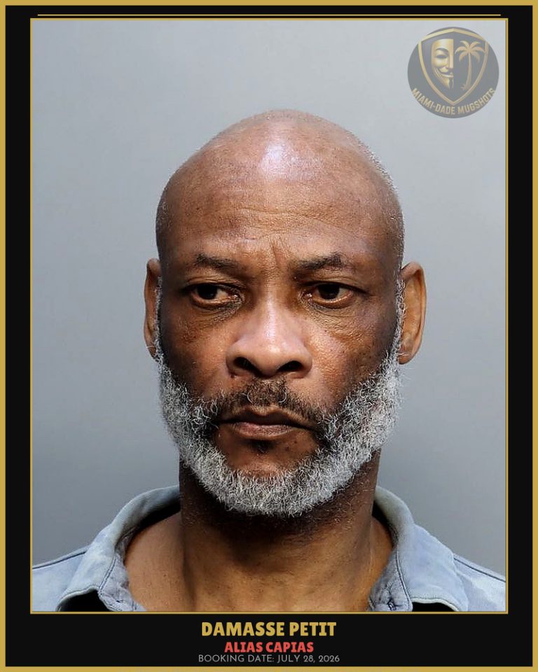 Petit Damasse James Arrested – ALIAS CAPIAS – Miami-Dade County (July 28, 2026)