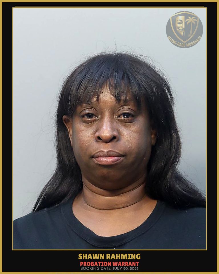 Rahming Shawn  Melrose Arrested – PROBATION WARRANT – Miami-Dade County (July 20, 2026)