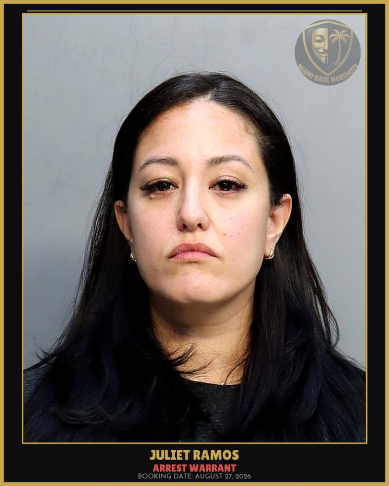 Ramos Juliet Arrested – ARREST WARRANT – Miami-Dade County (August 27, 2026)