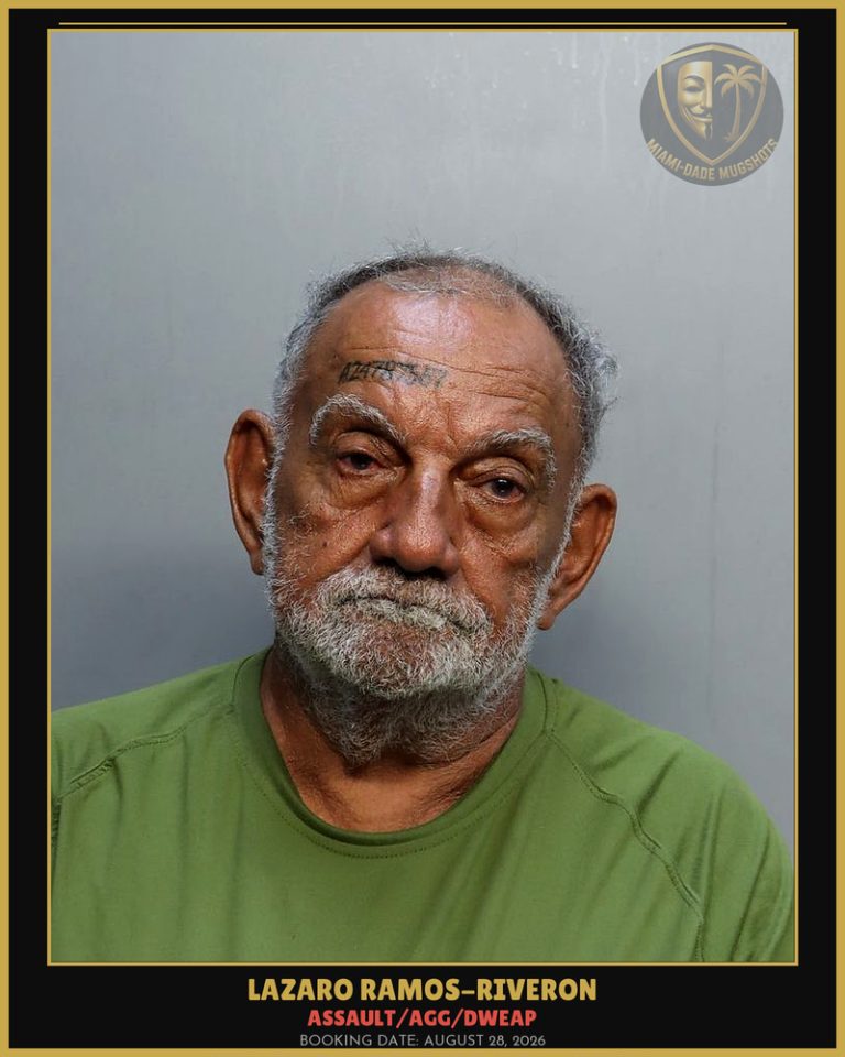 Ramos-Riveron Lazaro  Raul Arrested – ASSAULT/AGG/DWEAP – Miami-Dade County (August 28, 2026)