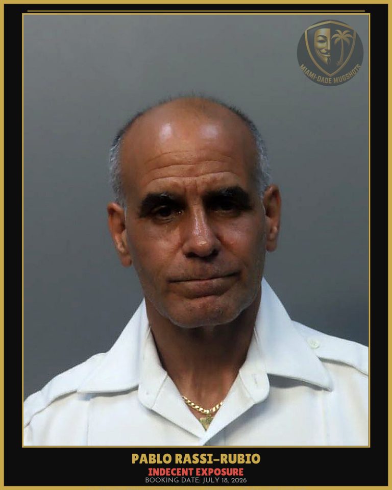 Rassi-Rubio Pablo Alexis Arrested – INDECENT EXPOSURE – Miami-Dade County (July 18, 2026)