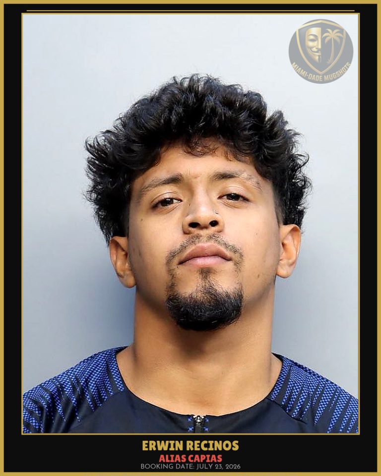 Recinos Erwin Rommel Arrested – ALIAS CAPIAS – Miami-Dade County (July 23, 2026)