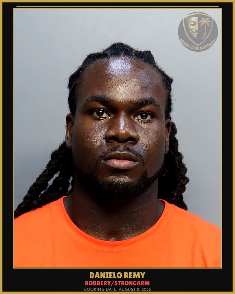 Remy Danielo Arrested – ROBBERY/STRONGARM – Miami-Dade County (August 11, 2026)
