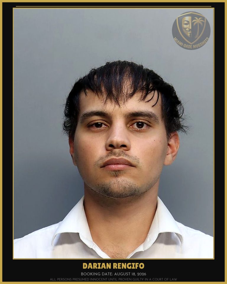 Rengifo Darian Leonardo Arrested – Miami-Dade County (August 18, 2026)