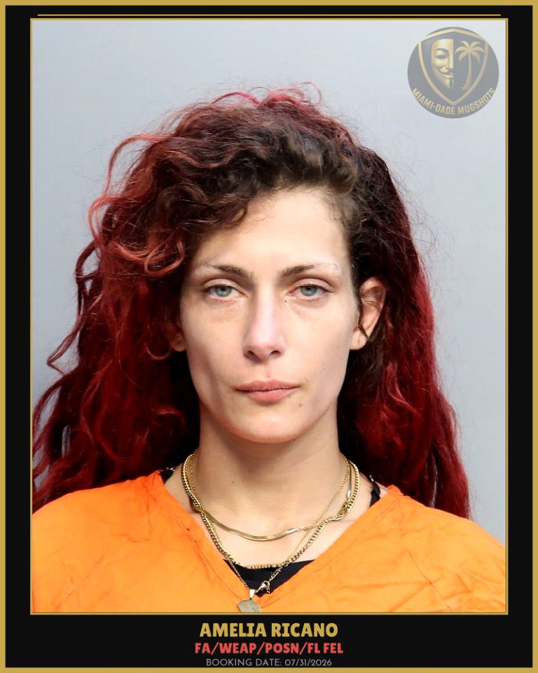 Ricano Amelia Alexa Arrested – FA/WEAP/POSN/FL FEL – Miami-Dade County (July 31, 2026)